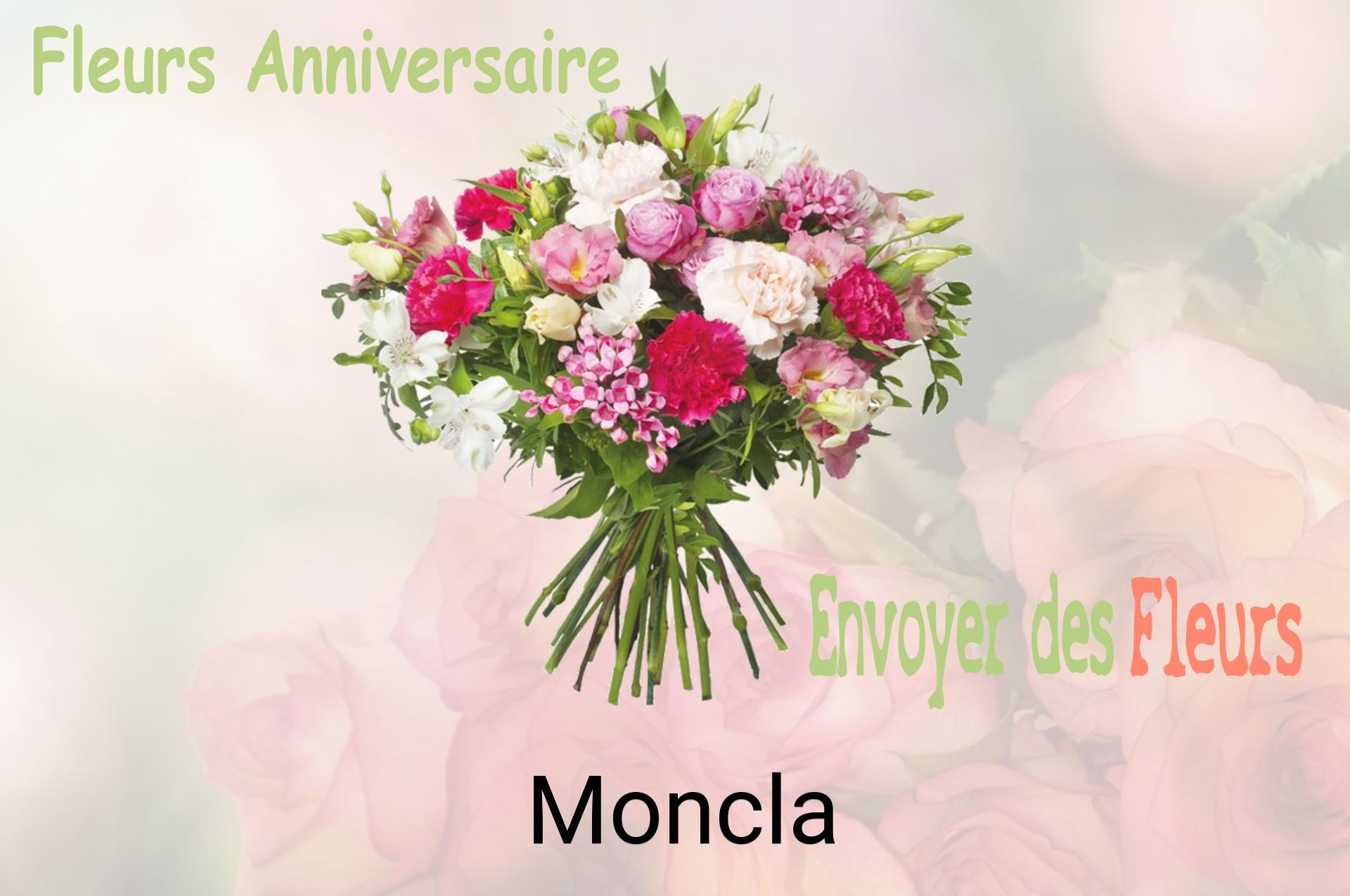 Bouquet de fleurs d’anniversaire livré à Moncla